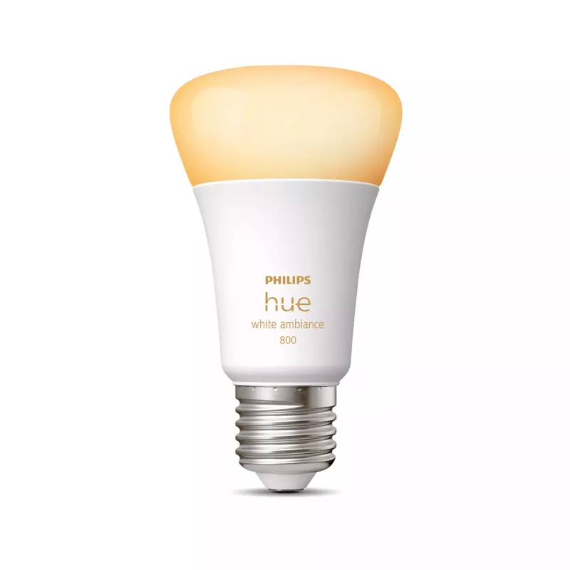 Philips Hue White Ambiance E27 Smart LED Lampe 800lm 6W