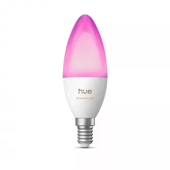 Philips Hue White and Color Ambiance B39 Kerzenlampe E14 5,3W 470lm Bluetooth Zigbee 1er-Pack