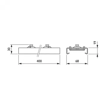 Philips Maxos LL500Z MB-SW WH Aufhängung, stufenlos verstellbar, weiß