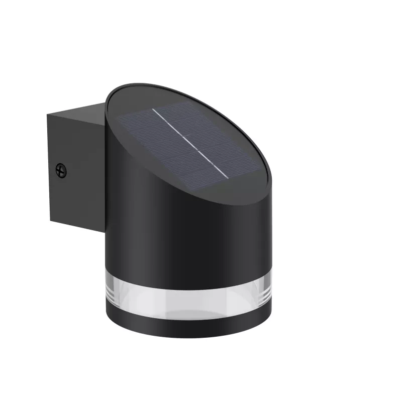 Philips Outdoor Solar Fyve Wall Light Daylight Sensor Black