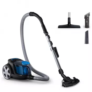 Philips PowerPro Compact FC9331/09 Staubsauger ohne Beutel, 650 W, 1,5 L, Schwarz