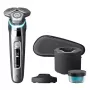 Philips S9975/55 SkinIQ Nass- & Trockenrasierer – 360-D Flexköpfe, 60 Min. Laufzeit, Chrom