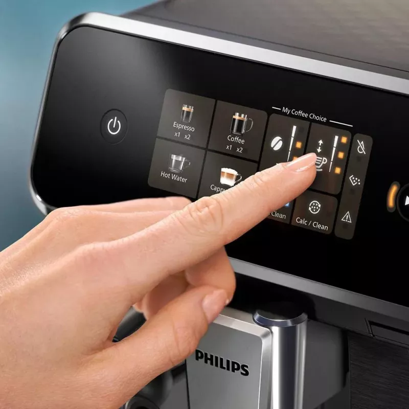 Philips Series 2300 LatteGo Vollautomatische Espressomaschine EP2339/40 Schwarz/Silber