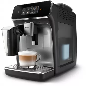 Philips Series 2300 LatteGo Vollautomatische Espressomaschine EP2339/40 Schwarz/Silber