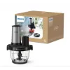 Philips Series 5000 Food Processor Chopper HR1504/00, 800 W, 2,1 L Schüssel, Weiß