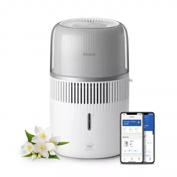Philips Series 5000 HU5710 Aroma-Diffuser und Luftbefeuchter Silber Weiß