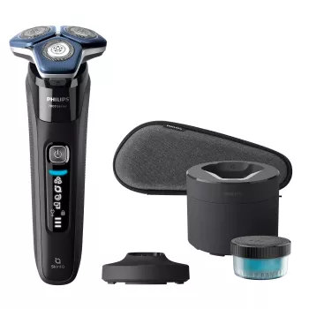 Philips Series 7000 Herren-Elektrorasierer S7886/55 - Dark Chrome, Nass & Trocken, 60 Min Laufzeit, SkinIQ Technologie