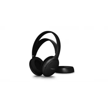 Philips SHD6000BK/12 Kabellose RF Over-Ear-Kopfhörer, Schwarz