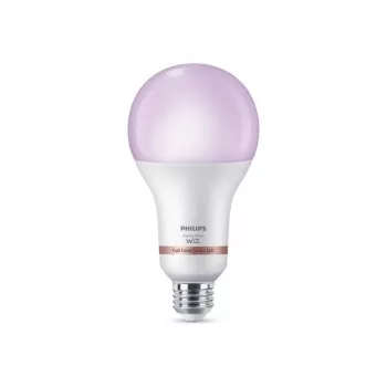 Philips Smart WFB 150W A80 E27 RGB LED-Lampe, 15W entspricht 150W, 1500 Lumen, einstellbares Weiß & Farbe, dimmbar, kompatibel mit Alexa