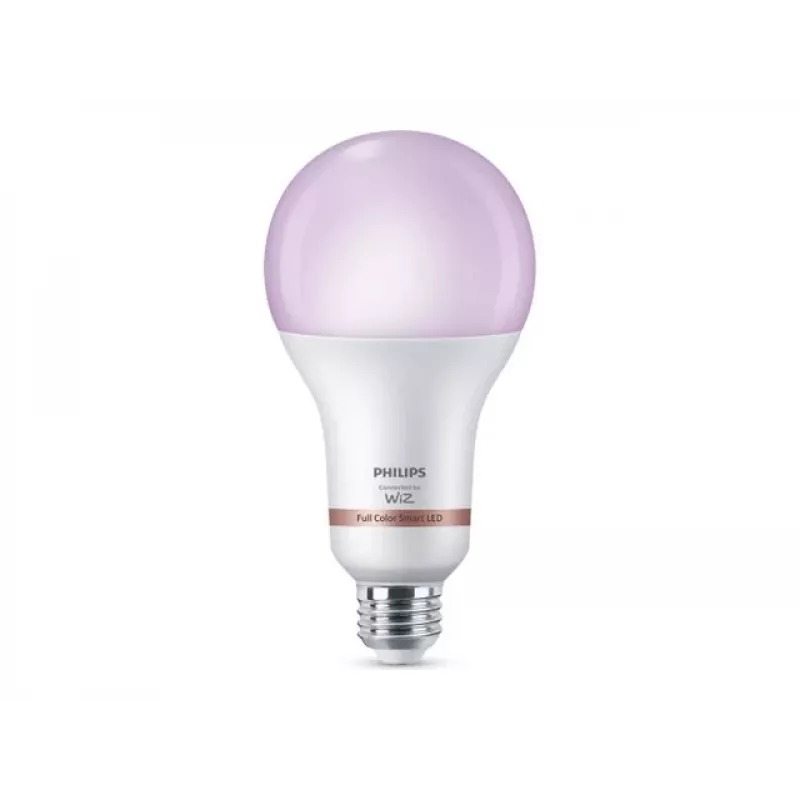 Philips Smart WFB 150W A80 E27 RGB LED-Lampe, 15W entspricht 150W, 1500 Lumen, einstellbares Weiß & Farbe, dimmbar, kompatibel mit Alexa