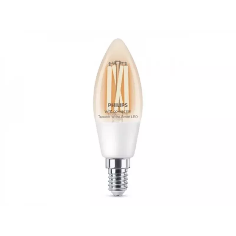 Philips Smart WFB 40W C35 E14 927-65 CL 1PF/6 Smart LED-Lampe - 4,9W 470lm Tunable White E14 Kerzenform Wi-Fi Bluetooth Dimmbar