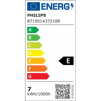 Philips Smart Wi-Fi LED-Lampe G125 E27 7W (60W Äquivalent) Tunable White Klar