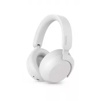 Philips TAH6000WT/00 Kabellose On-Ear-Kopfhörer mit Active Noise Cancelling, Weiß