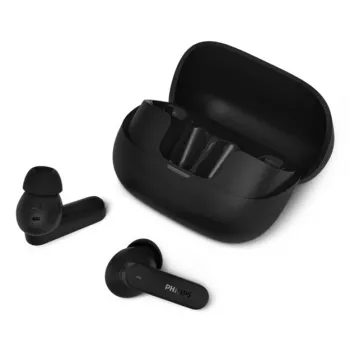 Philips TAT3000BK/00 True Wireless In-Ear Kopfhörer Bluetooth 5.0 IPX4 Schwarz