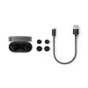PHILIPS Kabellose Ohrhörer TAT2000BK/00 True Wireless In-Ear Bluetooth 5.0 mit Ladecase, IPX4 Spritz- und Schweißschutz, Eingebautes Mikrofon, Schwarz