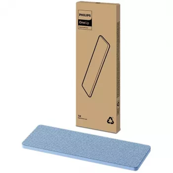 Philips XV1882/10 Ersatz-Wischpad – Blaues Mikrofasertuch für OneUp Staubsauger (1 Packung)