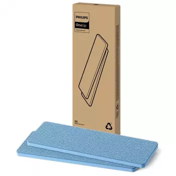Philips XV1882/20 OneUp Ersatz-Mikrofasertücher (2er-Pack) – Blau