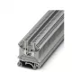 Phoenix 3001501 UK 3 N Durchgangsklemme, Schraubanschluss, 2,5 mm², 800 V, 24 A, Hutschienenmontage, grau