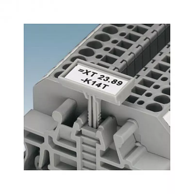 Phoenix 3022218 Endhalter CLIPFIX 35 - Endhalter für NS 35 DIN-Schiene, PA, grau