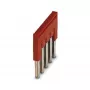 Phoenix 3030190 FBS 5-5 Steckbrücke, 5-polig, 5,2 mm Teilung, Rot, 32 A