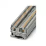 Phoenix 3211757 PT 4 Durchgangsklemme, Push-in, 4 mm², 1000 V, 32 A, Grau