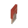 Phoenix 3213043 FBS 5-3.5 Steckbrücke, 5-polig, 3,5 mm Rastermaß, Rot