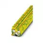 Phoenix Contact MPT 1,5/S-PE Mini Schutzleiterklemme, Push-in, 1,5 mm², Grün-Gelb, 3248110
