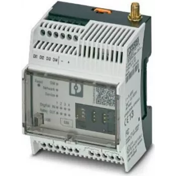 Phoenix Contact 1038567 Industrielles Mobilfunk-Modemmodul, 4G LTE, GSM, GPRS, EDGE, DIN-Schiene, Grau