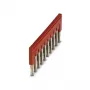 Phoenix Contact 3030271 FBS 10-6 Steckbrücke, 10-polig, 6,2 mm Rastermaß, rot
