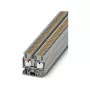Phoenix Contact MPT 2.5 Mini-Durchgangsklemme, Push-in-Anschluss, 2,5 mm², 500 V, 24 A, grau