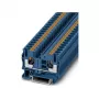Phoenix Contact PT 6 BU Push-in Durchgangsklemme, Blau, 6 mm², 41 A, 1000 V, DIN-Schiene