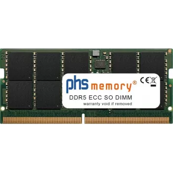 PHS-memory 48GB DDR5 ECC SO-DIMM 4800MHz PC5-38400E Arbeitsspeicher für Asustor Flashstor 12 Pro Gen2 (FS6812X) SP579946