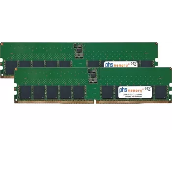 PHS-memory 96GB (2x48GB) Kit DDR5 UDIMM ECC 5600MHz PC5-44800E Arbeitsspeicher für HP Z2 G1i Tower SP582768
