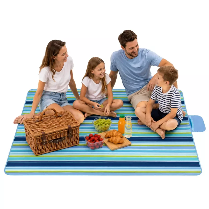Picknick-Stranddecke faltbar LEAN Patterns 150 x 200 cm