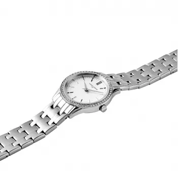 Pierre Cardin CF.0601.SJ Damen-Quarzuhr – 30 mm Edelstahl, silbernes Zifferblatt