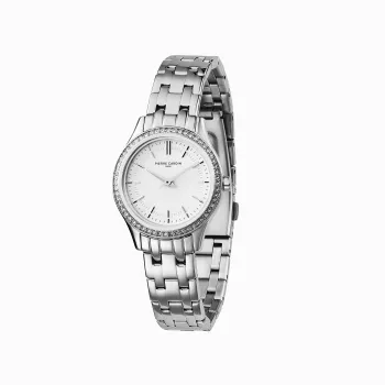 Pierre Cardin CF.0601.SJ Damen-Quarzuhr – 30 mm Edelstahl, silbernes Zifferblatt