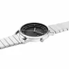 Pierre Cardin Herren Analog Quarzuhr CLC.6006 - 43mm Edelstahlgehäuse Schwarzes Lederarmband