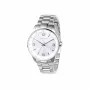 Pierre Cardin Herren Analog Quarzuhr CMR.0006 40mm Edelstahl Schwarzes Zifferblatt Lederarmband