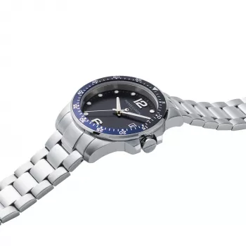 Pierre Cardin Herren Analog-Quarzuhr CNI.0030 40mm Schwarzes Zifferblatt Lederarmband