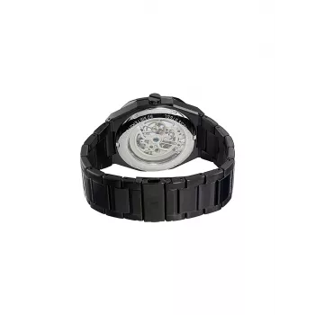 Pierre Cardin Herren Quarz Analoguhr CF.1002.MB 42mm Schwarz Edelstahl Milanese Mesh
