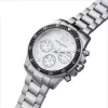 Pierre Cardin Herren-Quarz-Armbanduhr CNI.0012 40mm Edelstahlgehäuse Schwarzes Lederarmband