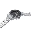 Pierre Cardin Herren Quarz Analog Uhr CNI.0026 40mm Edelstahlgehäuse Schwarzes Lederarmband