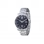 Pierre Cardin Herren Quarz Analog Uhr CNI.0026 40mm Edelstahlgehäuse Schwarzes Lederarmband