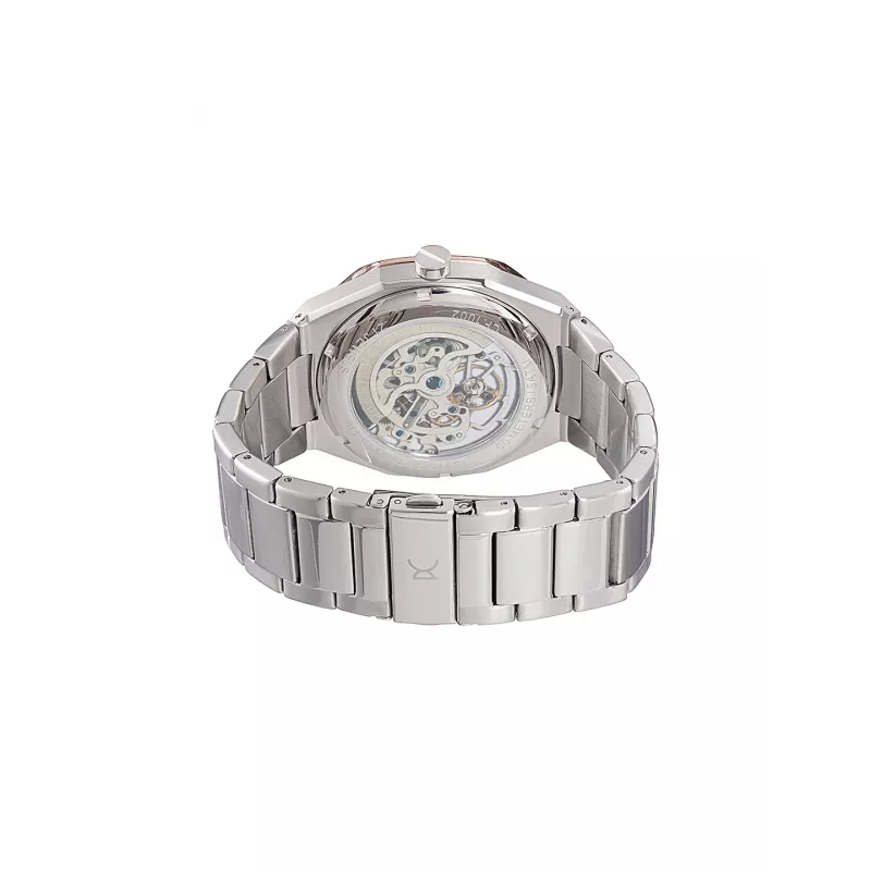 Pierre Cardin Herren-Quarzuhr CF.1002.MU 42mm Edelstahl Schwarzes Zifferblatt Lederarmband