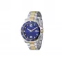 Pierre Cardin Herren Quarzuhr CNI.0031 40mm Edelstahlgehäuse Schwarzes Zifferblatt Lederarmband