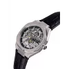 Pierre Cardin Herrenuhr CF.1002.LB.4 42mm Edelstahl Quarz Analog Schwarzes Zifferblatt Lederarmband