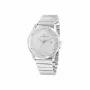 Pierre Cardin Herrenuhr CLC.6001 43mm Edelstahl Quarz Analog Schwarzes Zifferblatt Lederarmband