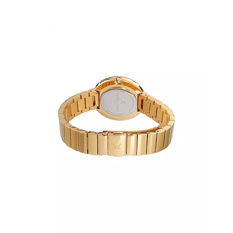 Pierre Cardin Damen Analog Quarzuhr CF.1010.MG Silber Edelstahl Mesh Armband 32mm