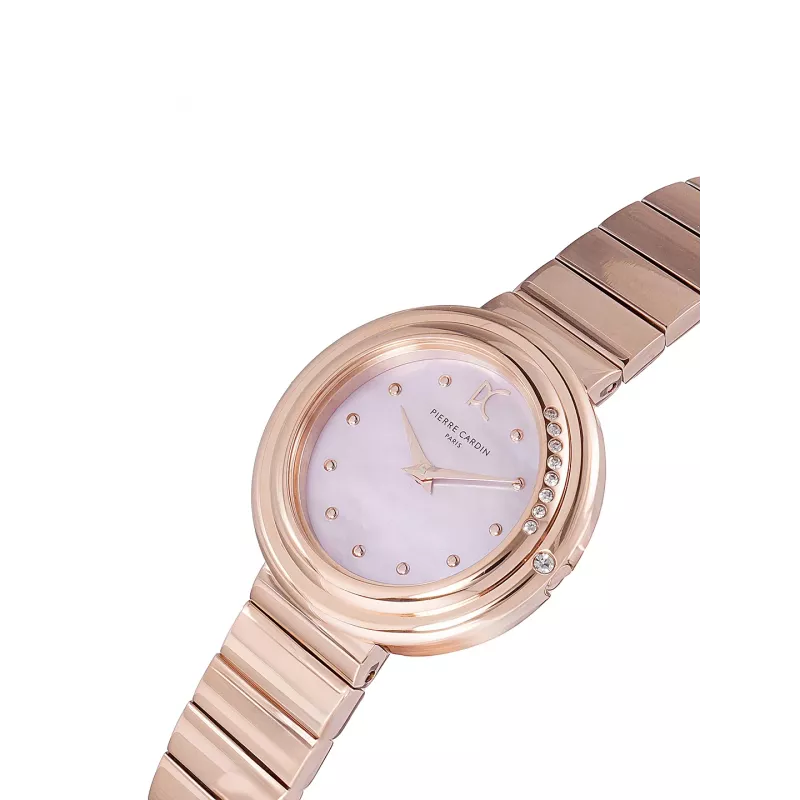 Pierre Cardin Damenuhr CF.1010.MR.1 Quarz Analog Uhr 32mm Roségold