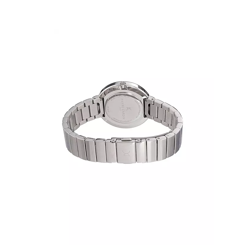 Pierre Cardin Damenuhr CF.1010.MS.2 Quarz Analog 32mm Silber Edelstahl Mesh
